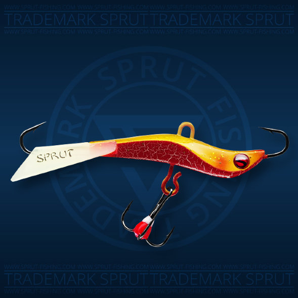 Балансир рыболовный для зимней рыбалки Sprut Kasagi №6 14г 60мм RG