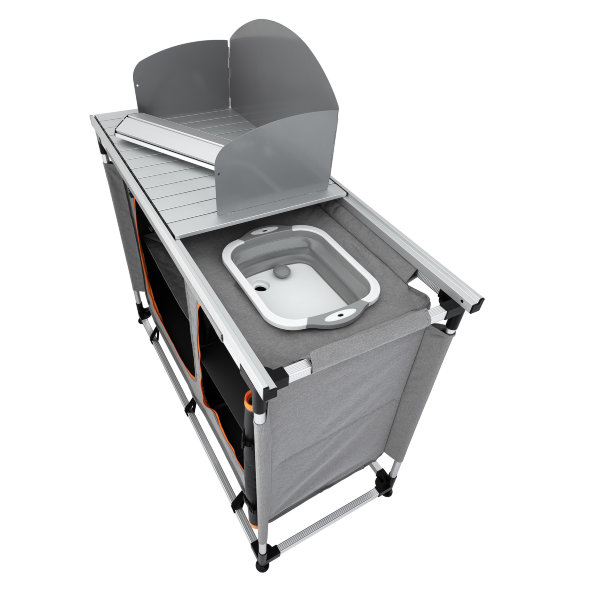 Кухня походная KYODA, модель XD-03, кухня со столешницей и тумбами