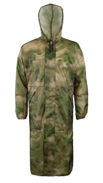 Плащ Elemental влагозащитный Raincoat оксфорд камуфляж, р.60-62