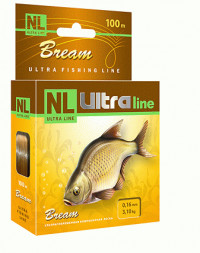 Леска Aqua NL Ultra Bream лещ 0.20 30м