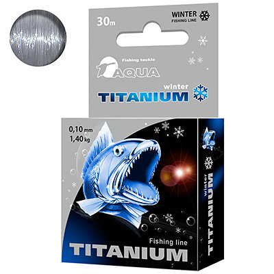 Леска AQUA Titanium 0.10 30м